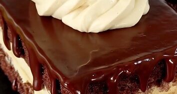 Chocolate Caramel Cream Cake