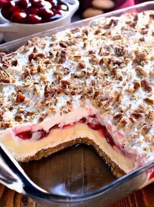 Cherry Cheesecake Lush Dessert