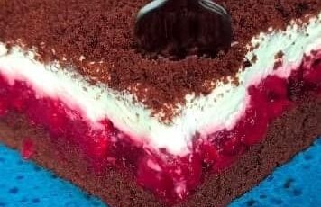 Chocolate Cherry Roll Cake