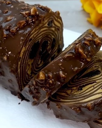 Decadent Chocolate Plum Roll
