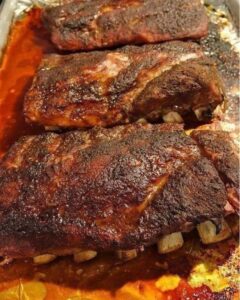 Barbequed Beef Ribs
