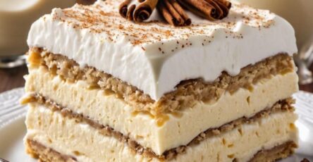 Eggnog Icebox Cake