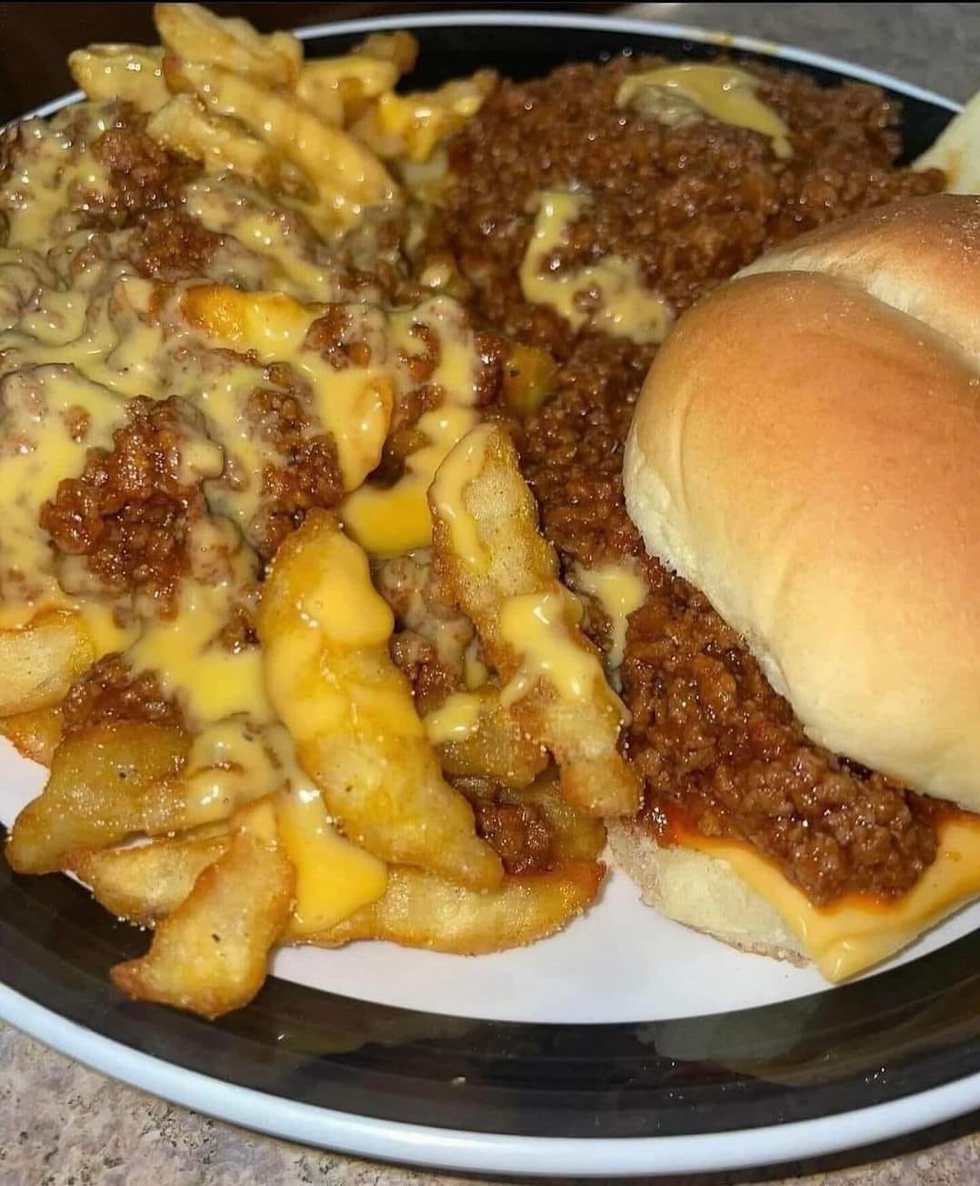 Sloppy Joe on Sweet Hawaiian Buns