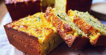 Courgette & Cheddar Cornbread Delight