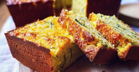 Courgette & Cheddar Cornbread Delight