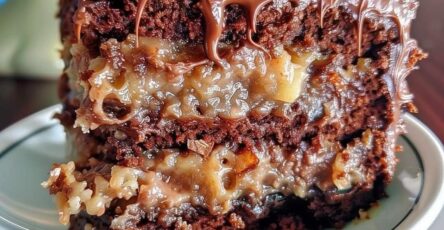 Homemade German Chocolate Cake