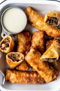 PHILLY CHEESESTEAK EGG ROLLS