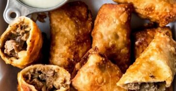 PHILLY CHEESESTEAK EGG ROLLS