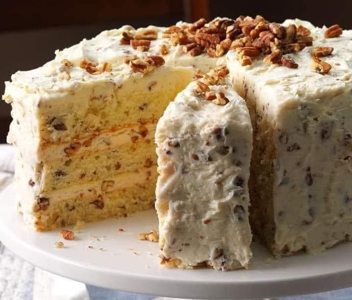 Butter Pecan Layer Cake