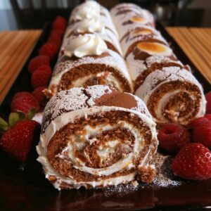 Gigantic Swiss Roll Cake Adventure