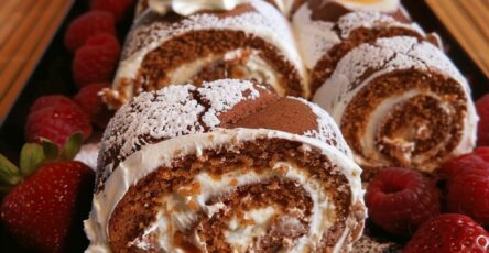 Gigantic Swiss Roll Cake Adventure