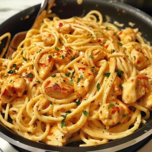 Savory Chicken Spaghetti