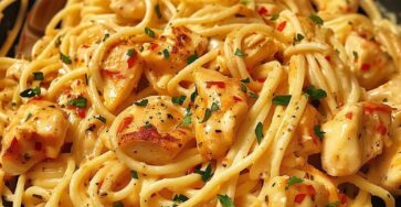 Savory Chicken Spaghetti