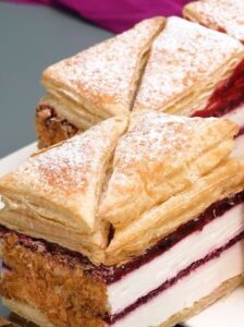 Berries and Cream Puff Pastry Tarts