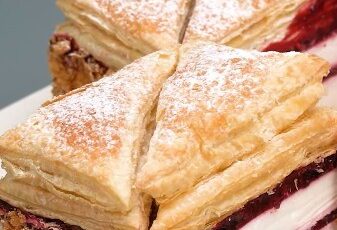 Berries and Cream Puff Pastry Tarts