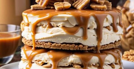 Peanut Butter Caramel Icebox Cake