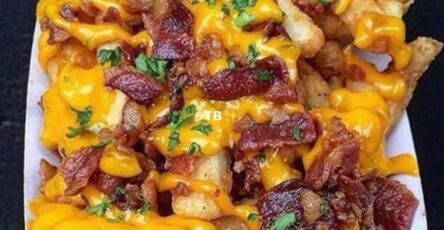 Cheesy Bacon Beef Fries