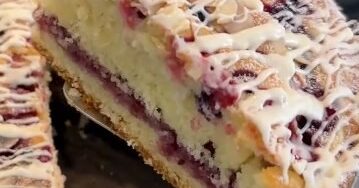 Berry Coconut Almond Cake