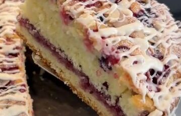 Berry Coconut Almond Cake