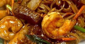 Steak & Shrimp Stir-Fry Noodles