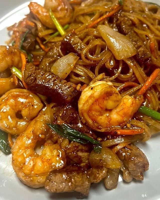 Steak & Shrimp Stir-Fry Noodles