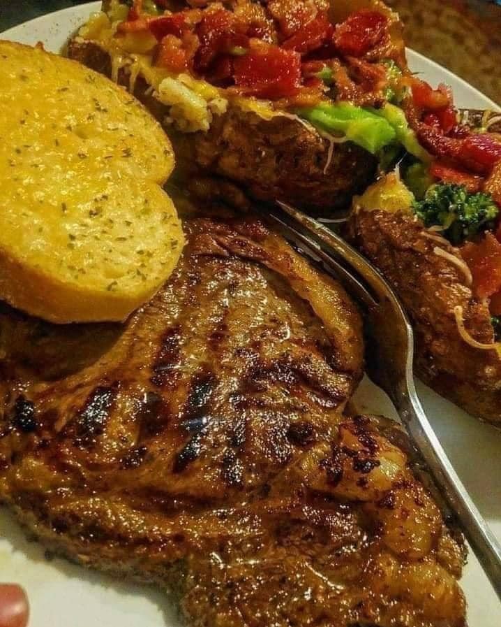 Classic Steak and Baked Potatoes