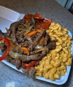 Classic Pepper Steak with Pasta