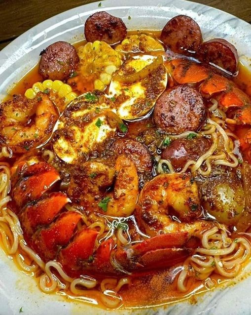 Seafood Boil Ramen