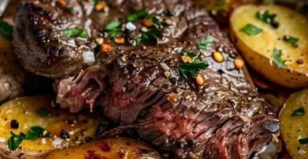 Garlic Steak and Potato Foil Packs