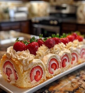  Strawberry Roll Cake