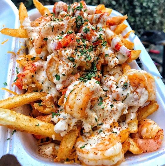 Lemon-Garlic Crawfish and Shrimp Fries