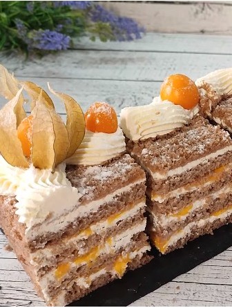 Peachy Delight Cake