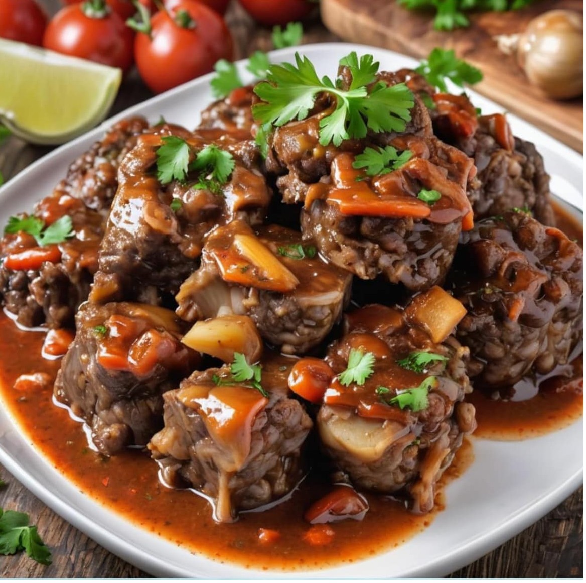 Smothered Oxtails Recipe