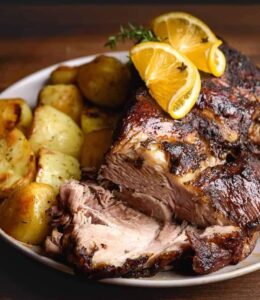 Greek Roasted Beef Shoulder