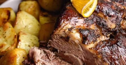 Greek Roasted Beef Shoulder