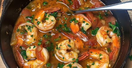 Mediterranean Shrimp Harbor Soup