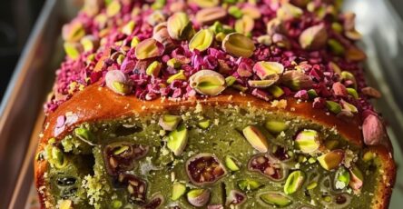 Best Pistachio Cardamom Rose Loaf