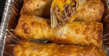 Philly Cheesesteak Egg Rolls