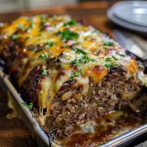 Philly Cheesesteak Meatloaf