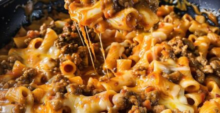 Cheesy Ground Beef Pasta