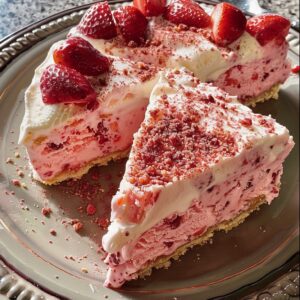 Strawberry Shortcake Ice Cream Cake