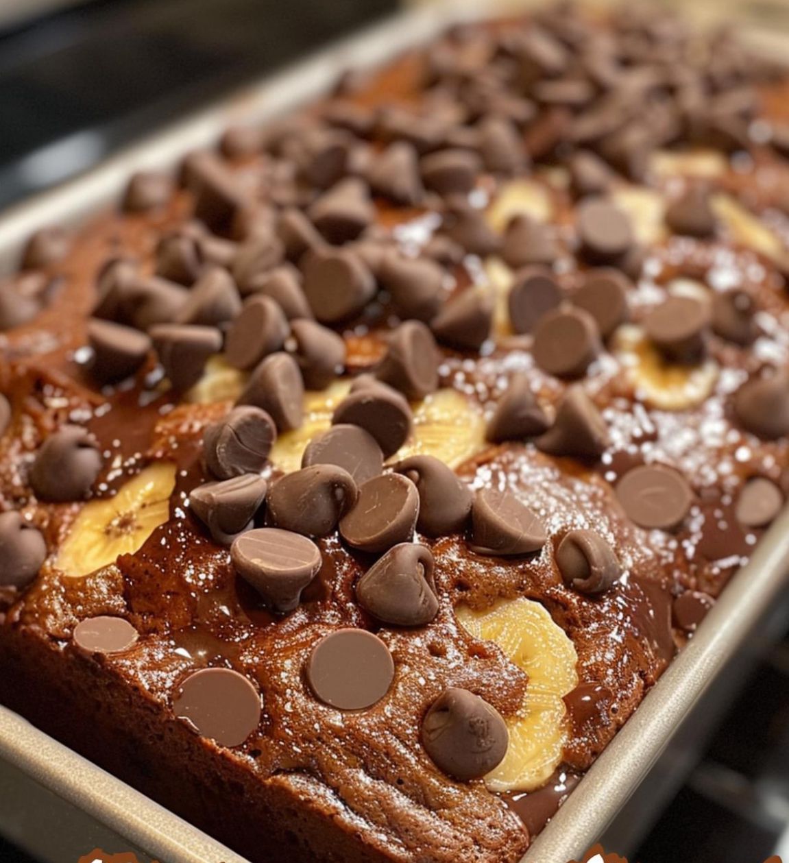 Banana Chocolate Chip Cake