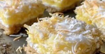 Lemon Coconut Cream Squares