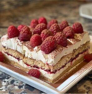  Raspberry Tiramisu