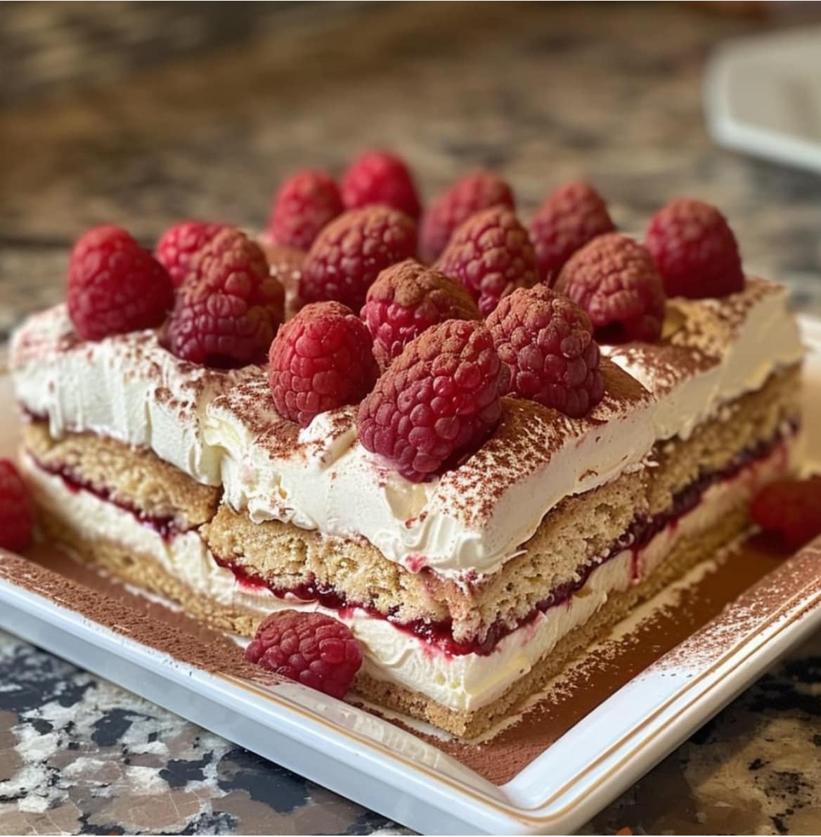 Raspberry Tiramisu