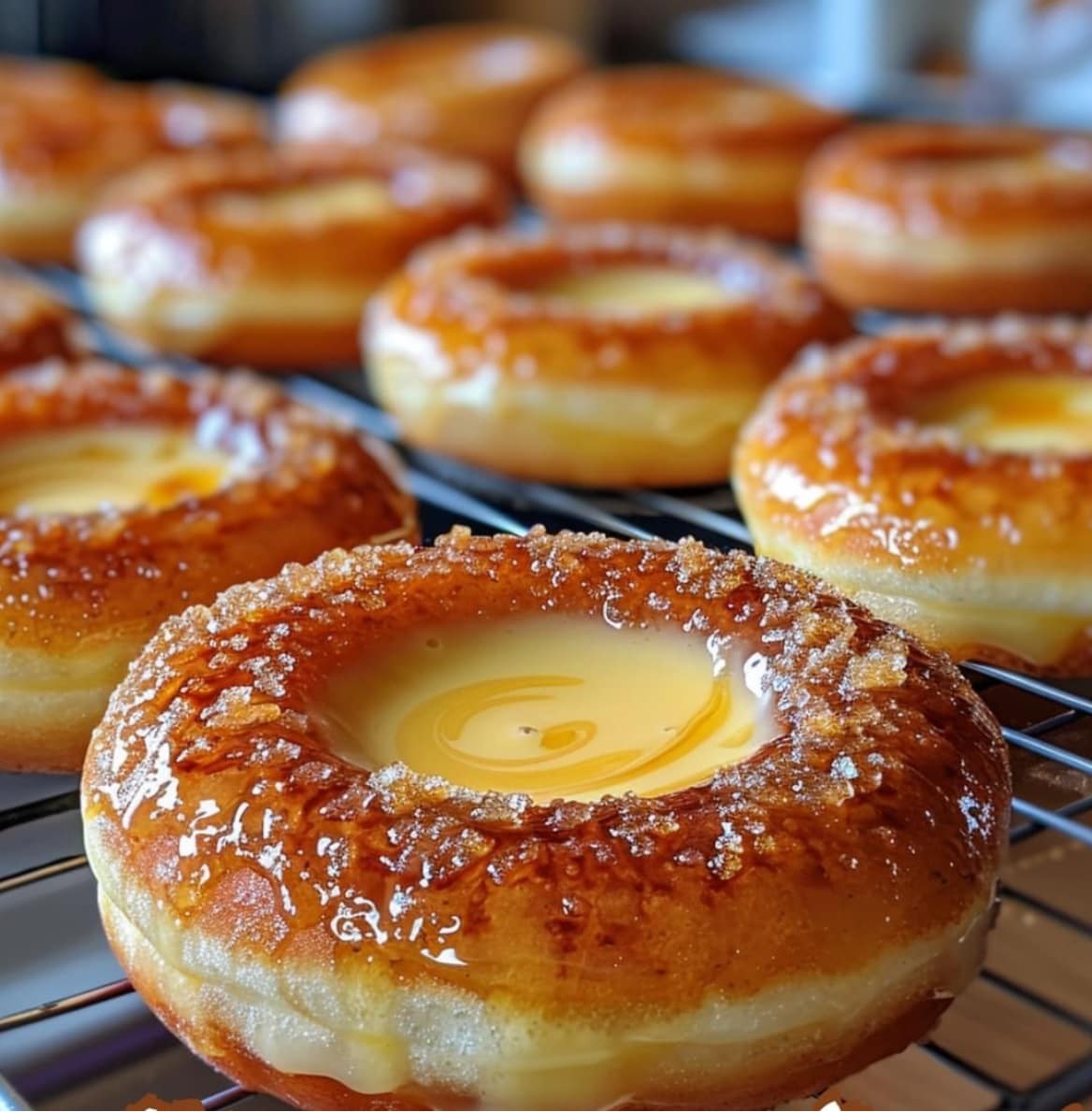 creme brûlée donut