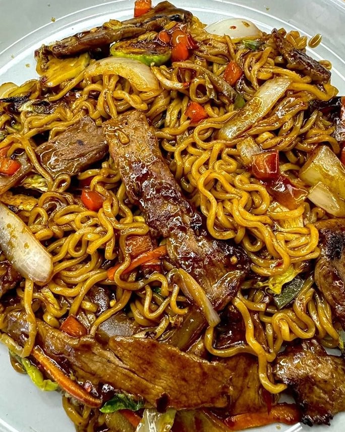 Steak Stir-Fried Ramen