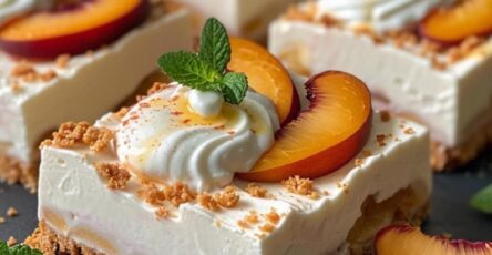 Peaches and Cream Bars