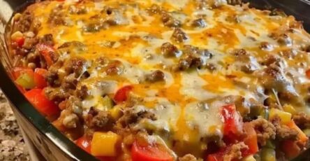 Easy Stuffed Pepper Casserole