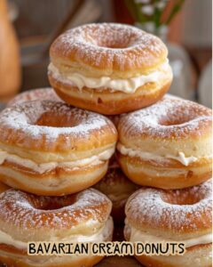 Bavarian Cream Donuts